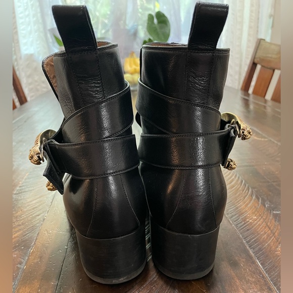 Gucci Dionysus Jodhpur Ankle lift boots lion buckle slip on - Picture 7 of 15